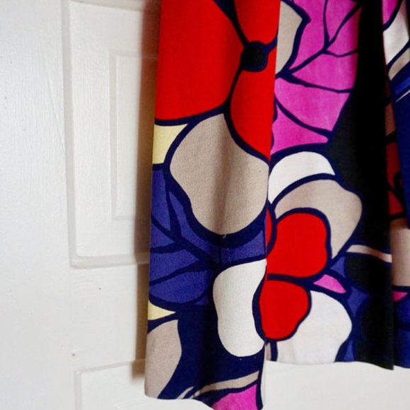 Vintage Sleeveless Floral Wrap Dress - Small - Picture 3 of 8